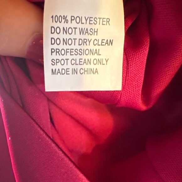 Mac Duggal Asymmetric Magenta Draped Hem Mini Dress - Picture 7 of 12